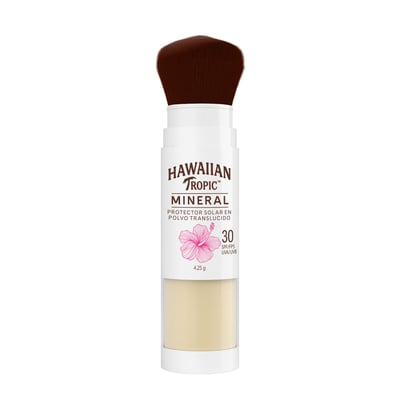 Protector Solar Polvo Translucido Hawaiian Tropic Mineral en Fps 30