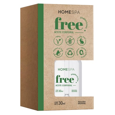 Aceite Corporal Home Spa Free
