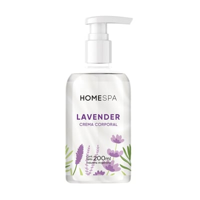 Crema Corporal Home Spa Lavender