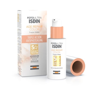 Protector Solar Facial Isdin Age Repair Color Fps 50+