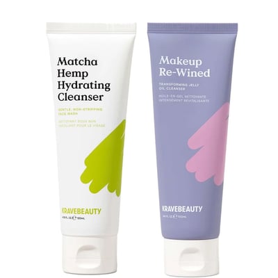 Matcha Hemp Hydrating Cleanser and Makeup Re-Wined Bundle