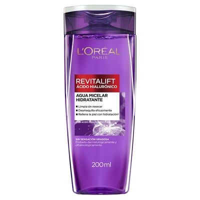 Agua Micelar L'Oréal Paris Ácido Hialurónico