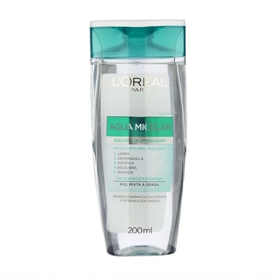 Agua Micelar L'Oreal Paris Hidra Total 5 Piel Mixta