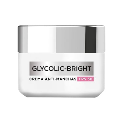 Crema de Día L'Oréal París Glycolic Bright Anti-Manchas Fps 30
