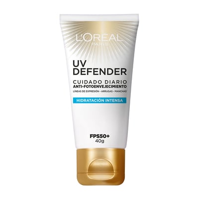 Protector Solar L'Oréal Paris UV Defender Hidratación Intensa Fps 50+