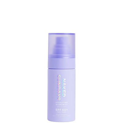 SPF50+ Hydrating Glow Mist Setting Spray Sunscreen