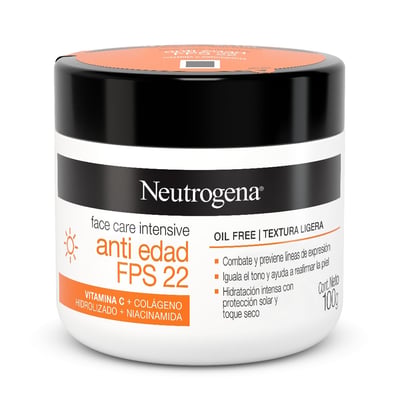 Crema Facial Neutrogena Intensiva Anti-Edad Fps 22