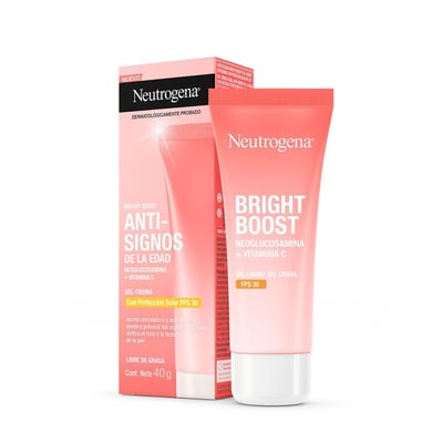 Crema Gel Facial Neutrogena Bright Boost Anti-Edad Spf 30