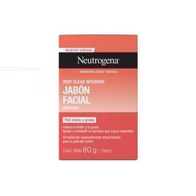 Jabón en Barra Neutrogena Deep Clean Limpieza