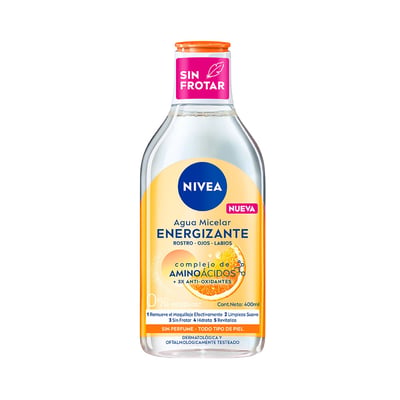 Agua Micelar Nivea Energy Vitamina C para Todo tipo de Piel