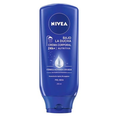 Crema Corporal Bajo la Ducha Nivea Milk Nutritiva