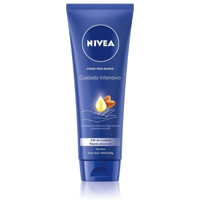 Crema de Manos Nivea Cuidado Intensivo Aceite de Almendras