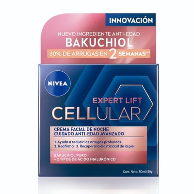 Crema Facial Anti-Edad Nivea Cellular Lift Expert Noche