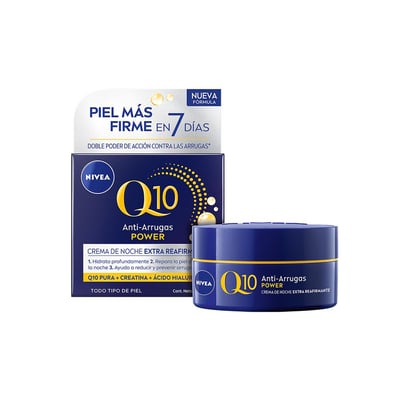Crema Facial de Noche Nivea Q10 Power Anti-arrugas + Reafirmante