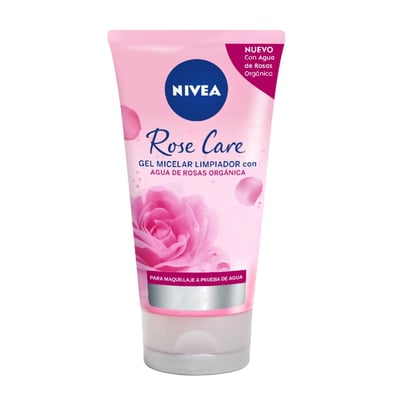 Gel Limpiador Facial Micelar Nivea Rose Care para Todo Tipo de Piel