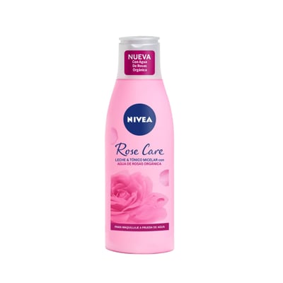 Leche y Tónico Micelar 2 en 1 Nivea Rose Care