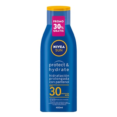 Protector Solar Humectante en Loción Nivea Sun Protect & Hydrate FPS 30
