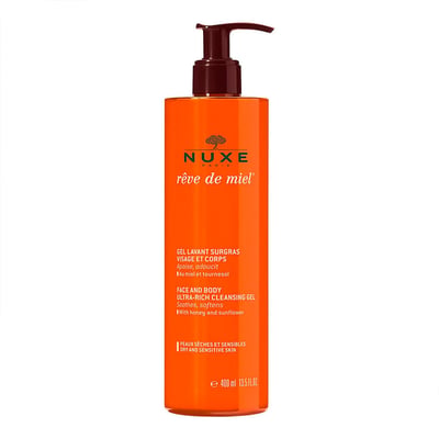 Gel Limpiador de Rostro y Cuerpo Nuxe Piel Seca Reve de Miel