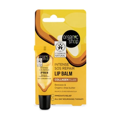 Bálsamo Labial Organic Shop Cera de Abeja y Manteca de Karité