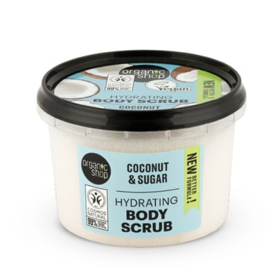 Exfoliante Corporal Organic Shop Coco y Azúcar
