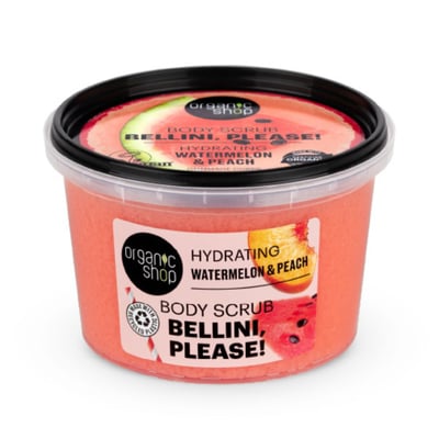 Exfoliante Corporal Organic Shop Sandia y Durazno