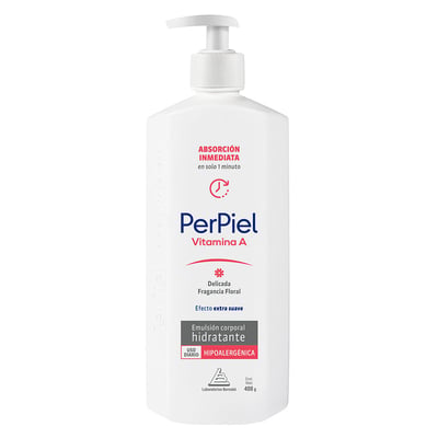 Emulsión Corporal Perpiel Absorción Inmediata con Fragancia