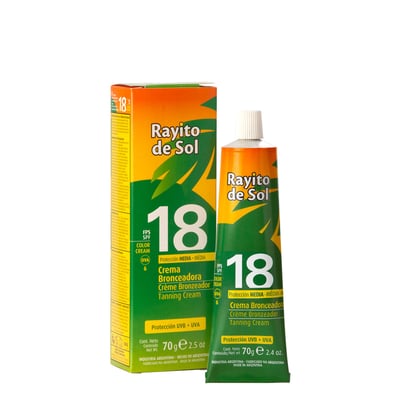 Crema Rayito de Sol Protectora Solar Fps 18