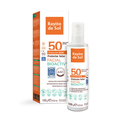 Protector Solar Facial Rayito de Sol Bioactiv FPS50
