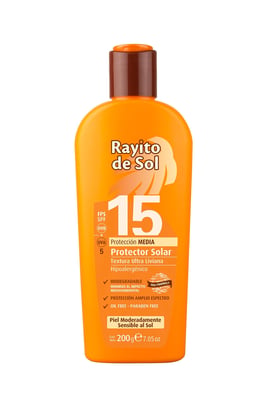 Protector Solar Rayito de Sol FPS 15
