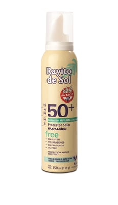 Protector Solar Rayitos del Sol Gluten Fps 50