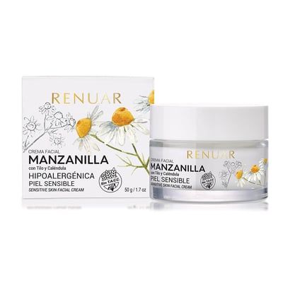 Crema Facial Renuar Hipoalergénica Manzanilla