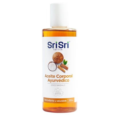Aceite Corporal Ayurvédico Sri Sri Tattva Coco y Sándalo