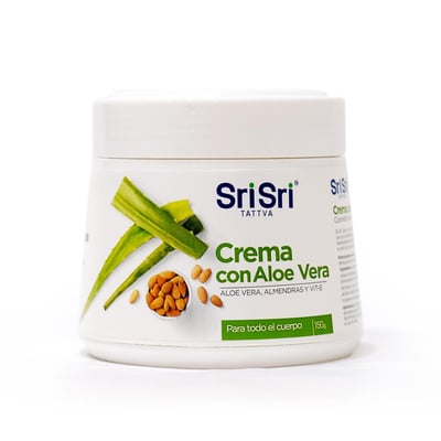 Crema Corporal Sri Sri Tattva con Aloe Vera y Almendras