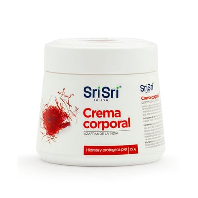 Crema Corporal Sri Sri Tattva con Azafrán de la India