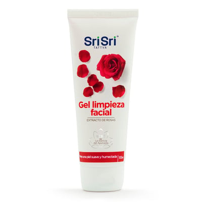 Gel de Limpieza Facial Sri Sri Tattva Extracto de Rosas