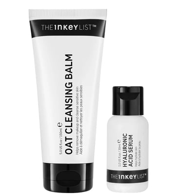 Oat Cleansing Balm and Hyaluronic Acid Serum Duo
