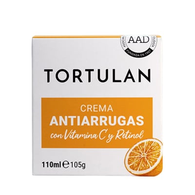 Crema Facial Anti-Arrugas Tortulan Vitamina C y Retinol