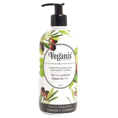 Leche Extra Humectante Manos y Cuerpo Veganis