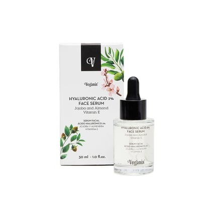 Sérum Facial Veganis con Ácido Hialurónico