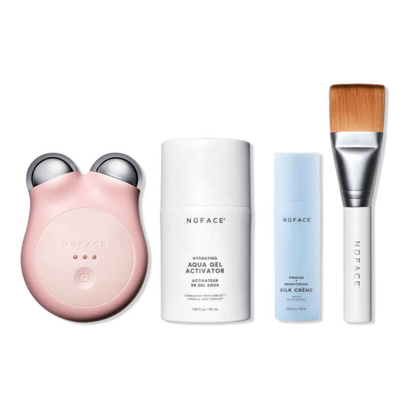 MINI+ Smart Petite Microcurrent Facial Toning Device Starter Kit Mini NuFace / Midnight Black