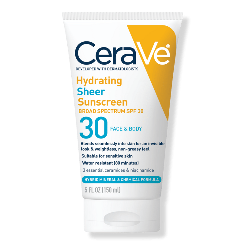 Hydrating Sheer Sunscreen SPF 30 Face & Body Lotion