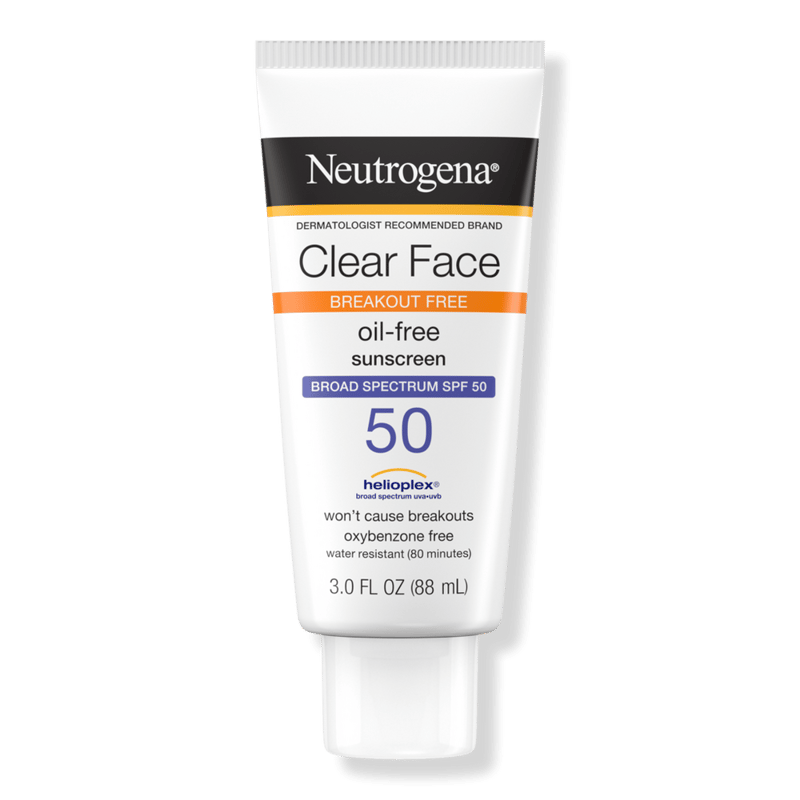 Clear Face Oil-Free Sunscreen SPF 50