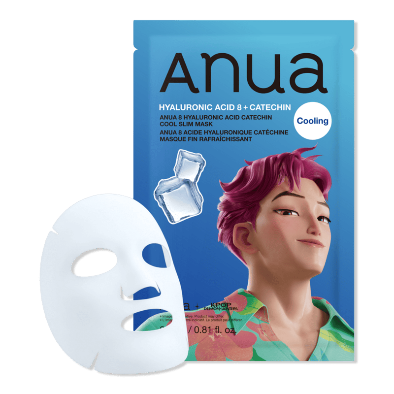 KPop Demon Hunters 8 Hyaluronic Acid Catechin Cool Slim Mask