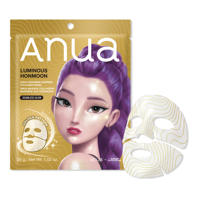 KPop Demon Hunters Ceramide Barrier Collagen Mask Golden Edition
