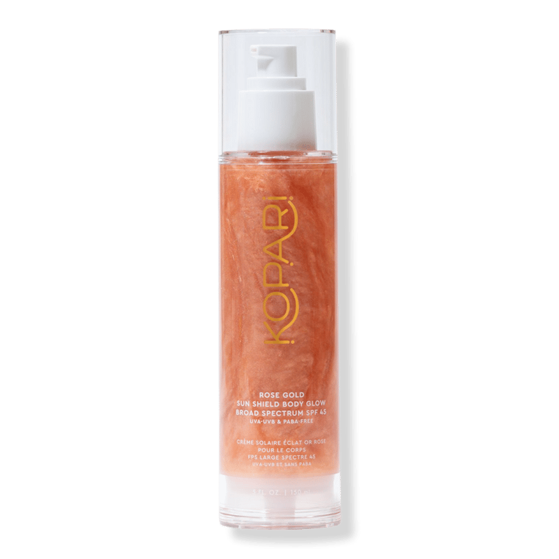 Rose Gold Sun Shield Body Glow Gel SPF 45