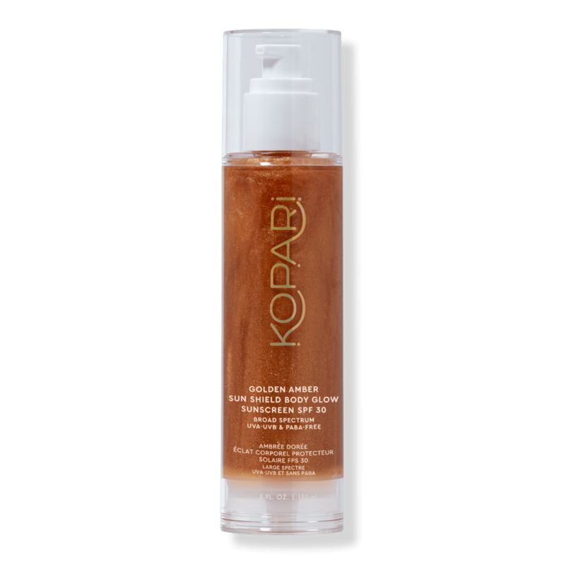 Golden Amber Sun Shield Body Glow Sunscreen SPF 30