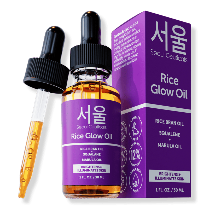 Korean Skin Care Rice Glow Oil