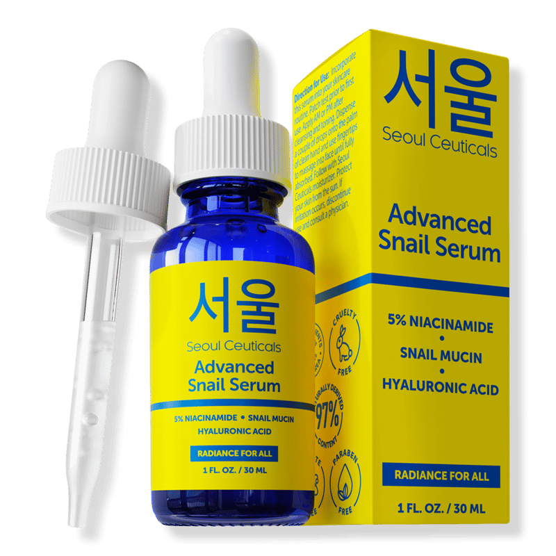 Korean Skin Care Niacinamide Advanced Snail Serum