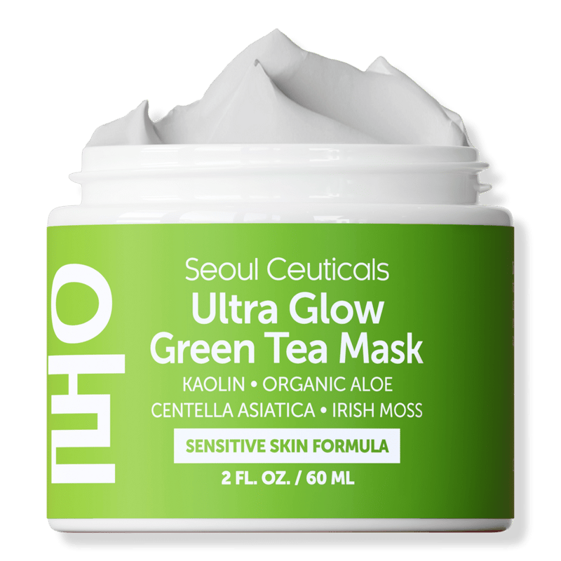 Korean Skin Care Ultra Glow Green Tea Mask