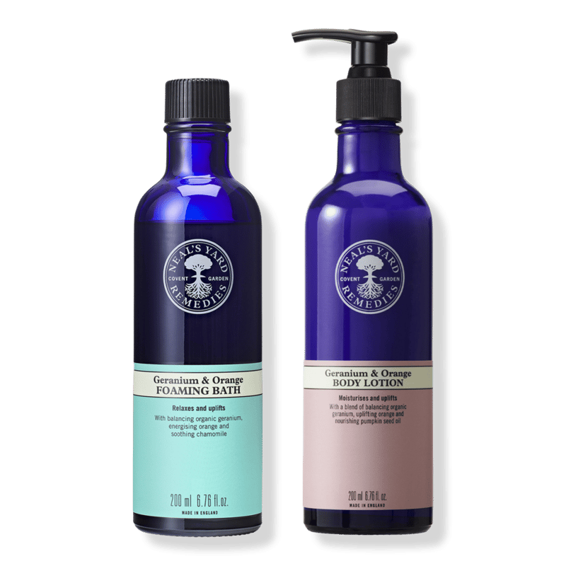 Organic Geranium & Orange Bath & Body Essentials